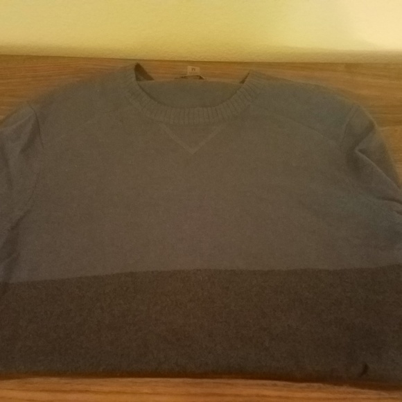 smartwool blue colorblock wool sweater size M - Picture 1 of 3